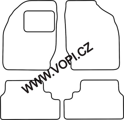 Autokoberce Suzuki Wagon R+ 2001 - Carfit (4522)